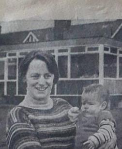 Libbie with her daughter, Joanna outside Roughmoor Centre’s Jubilee Hall