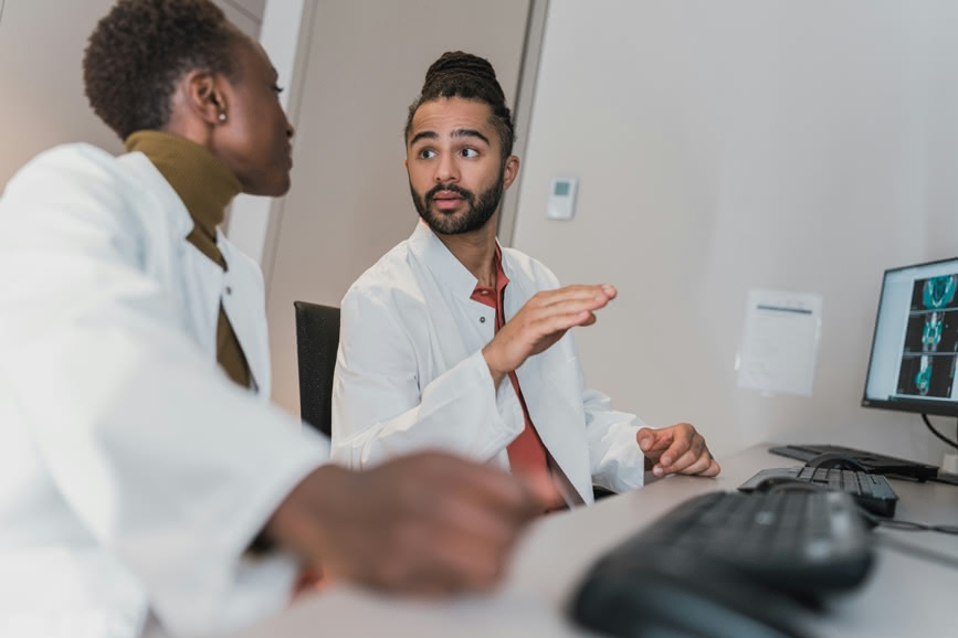 Doctors in a hospital